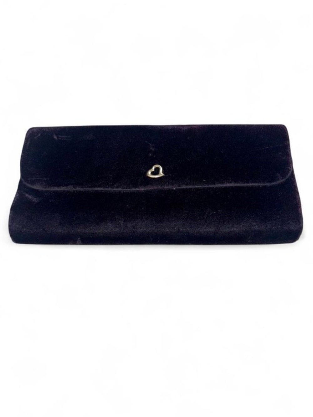 VICTORIA SECRET Black Velvet Clutch Bag
